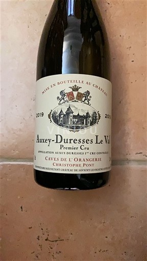Burgundy Auxey-Duresses Premier Cru Caves De L'orangerie Le Val 2019