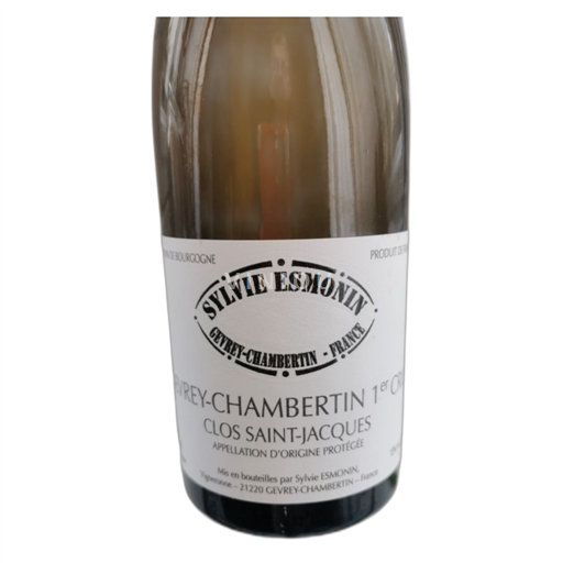 Burgundi Gevrey-Chambertin Premier Cru Sylvie Esmonin Clos Saint Jacques 2020