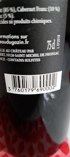 Bordeaux Fronsac Château Gazin 2019