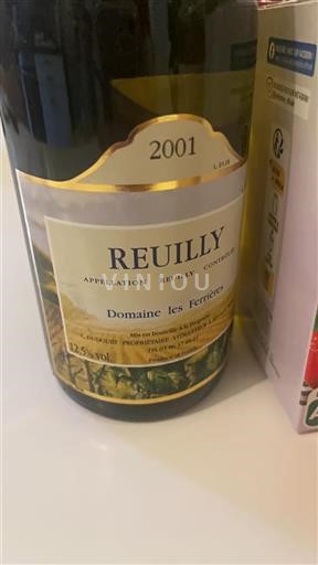 Valle della Loira Reuilly Domaine Les Ferrières 2001
