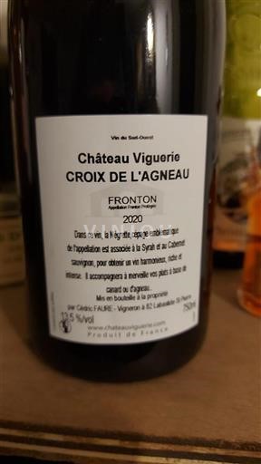 Zuidwest-Frankrijk Fronton Château Viguerie CROIX DE L'AGNEAU 2020