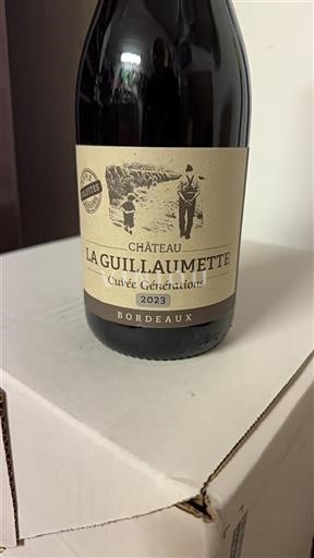 Bordeaux Château La Guillaumette Générations 2023