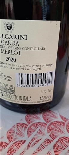 Lombardía Garda Bulgarini 2020
