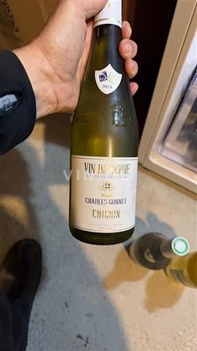 Vin Blanc sec Charles Gonnet 2024 France Savoie et Bugey Chignin AOC