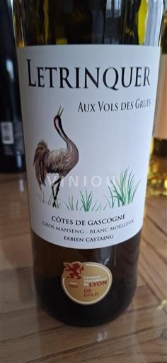 Sudoeste Côtes de Gascogne Fabien Castaing Aux Vols des Grues 2023
