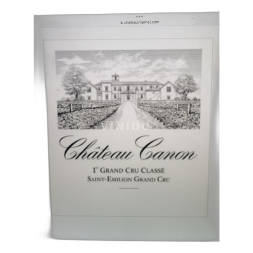 Bordeaux Saint-Émilion Château Canon 2020