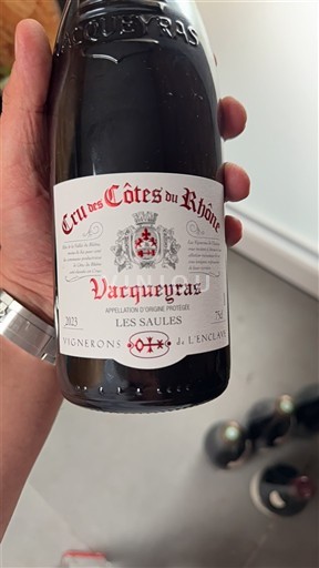 Vallée du Rhône Vacqueyras Vignerons De L'enclave Les Saules 2023