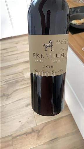 Burdeos Saint-Émilion Gran Cru Grand Cru Château Le Destrier Premium 2018