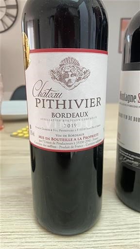 Bordeaux Château Pithivier 2019