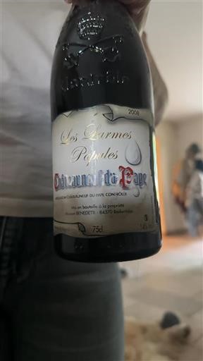 Rhône-dalen Châteauneuf-du-Pape Maison Benedetti Les Larmes Papales 2008