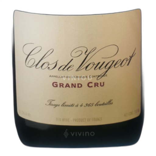 Borgoña Clos-de-vougeot Grand Cru Domaine La Vougeraie Clos de Vougeot 2012