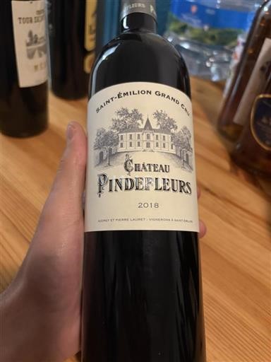 Bordeaux Saint-Émilion Grand Cru Grand Cru Château Pindefleurs 2018