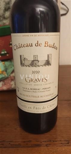 Bordeaux Graves Château Budos 2020