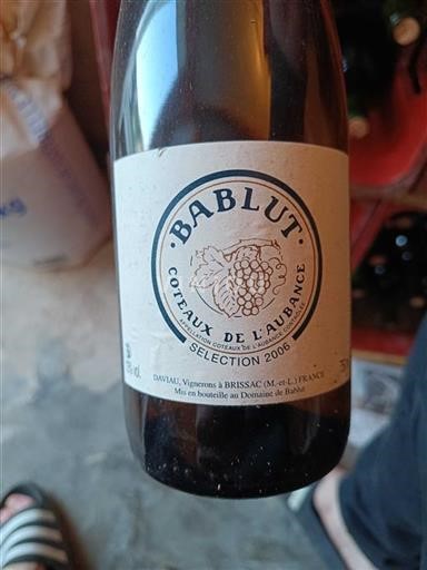 Údolí Loiry Coteaux-de-l'aubance Babut Sélection 2006