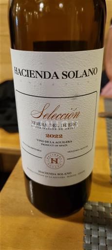 Kastilja in León Ribera del Duero Hacienda Solano Selección 2022