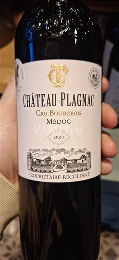 Bordeaux Médoc Château Plagnac 2020