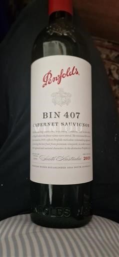 Sydøstaustralien Ikke specificeret Penfolds BIN 407 2019