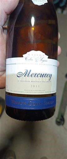 Borgoña Mercurey Premier Cru Maison Colin Seguin 2011