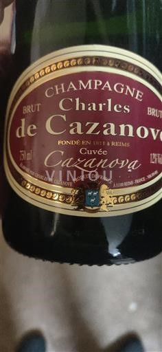 Champanhe Charles De Cazanove Cazanova Não Sazonado