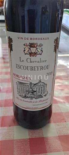 Bordeaux Le Chevalier Escouveyrou 2019