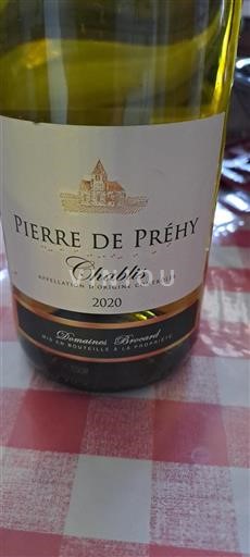 Bourgogne Chablis Pierre De Prehy 2020