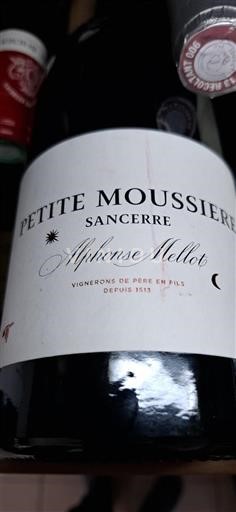 Údolí Loiry Sancerre Alphonse Mellot Petite Moussière 2018