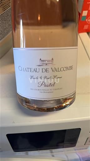 Languedoc Ospecificerad Château Valcombe Pastel Icke årgångsbetecknad