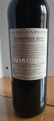 Languedoc Corbières La Vie Arnaud 2014