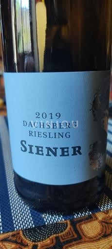 Palatinat Pfalška Siener Dachsberg Riesling 2019