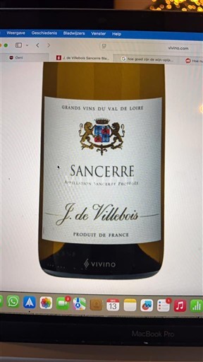 Valle del Loira Sancerre J. De Villebois 2023