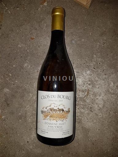 Loire Valley Vouvray Domaine Huet Clos du Bourg 2014