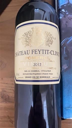 Bordeaux Pomerol Château Feytitclinet 2012