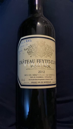 Bordeaux Pomerol Château Feytitclinet 2012