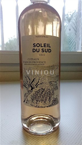 Provansa Coteaux d'Aix-en-Provence Soleil Du Sud 2022