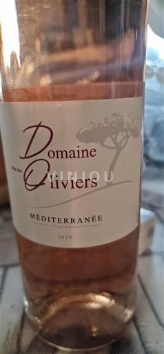 Vin Rosé sec Domaine Mas des Oliviers 2023 France Provence, basse vallée du Rhône, Corse Méditerranée IGP