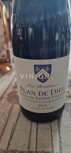 Rhône-dalen Côtes-du-Rhône-Villages Plan De Dieu Les Aumôniers 2024