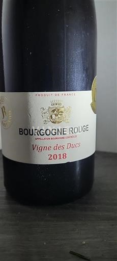 Bourgogne Vigne Des Ducs 2018