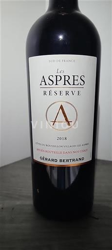 Roussillon Não especificado Domaine Gérard Bertrand Les Aspres Réserve 2018