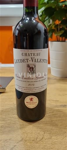 Bordeaux Saint-Émilion Grand Cru Grand Cru Château Leydetvalentin 2014