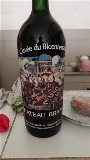 Burdeos Bordeaux Château Branda du Bicentenaire 1986