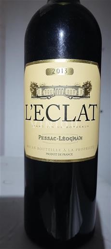 Bordéus Pessac-Léognan L'éclat 2013