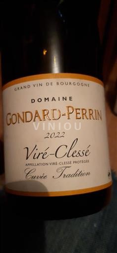 Borgoña Viré-clessé Domaine Gondardperrin Tradition 2022
