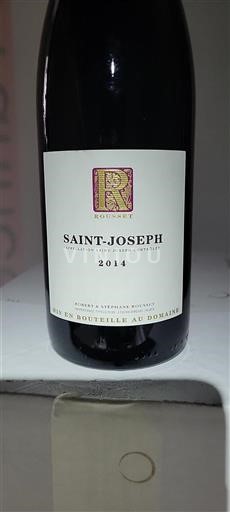 Rhône-dalen Saint-Joseph Robert Et Stéphane Rousset 2014