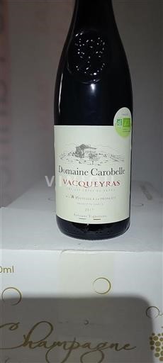 Rhône Valley Vacqueyras Domaine Carobelle 2017