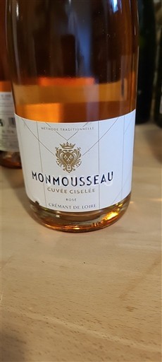 Thung lũng sông Loire Crémant-de-loire Domaine Monmousseau Ciselée Không niên vụ