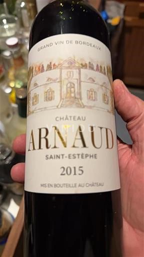 Vin Rouge sec Château Arnaud 2015 France Bordeaux Saint-Estèphe AOC