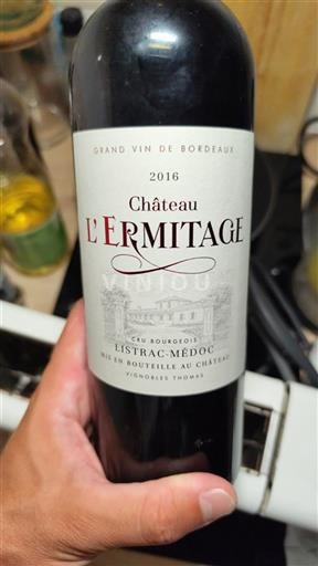 Burdeos Listrac-Médoc Cru Bourgeois Château L'ermitage 2016