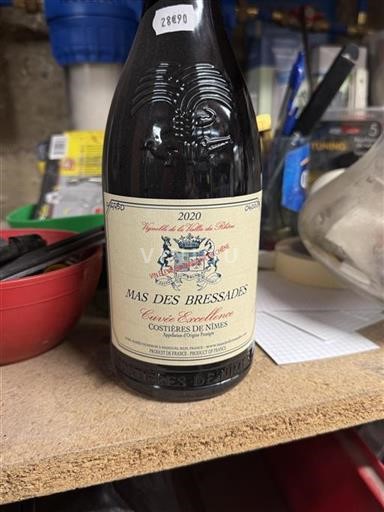 Rhônevallei Costières de Nîmes Mas Des Bressades Excellence 2020