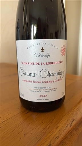 Loiren laakso Saumur-champigny Domaine de la Roberdière 2023