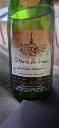 Vallée de la Loire Coteaux-du-layon Domaine Pasquier 2023